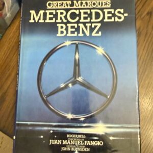 Mercedes-Benz Collectible Book - Blue Cover vintage Great Marques hardcover.